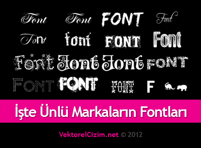 İşte Ünlü Markaların Fontları