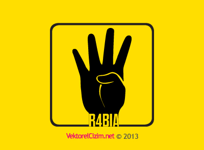 R4BIA, Zafer İşareti