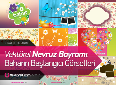 Vektörel Nevruz, Bahar Bayramı Görselleri