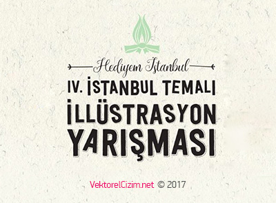23.500 TL Ödüllü 4. Hediyem İstanbul illüstrasyon Yarışması