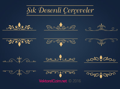 Şık Desenli Çerçeveler